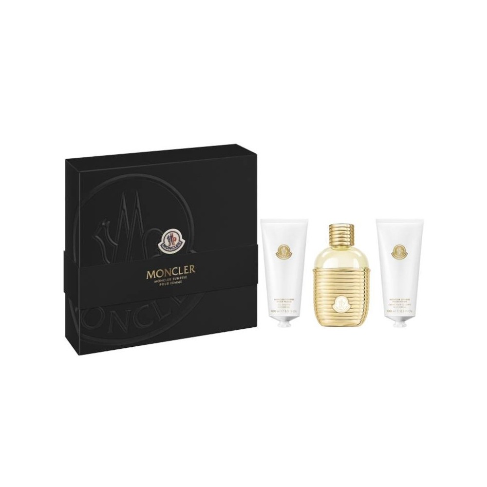 Moncler Sunrise Pour Femme Edp Donna 100 ml + gel doccia 100 ml + Lozione corpo 100 ml 