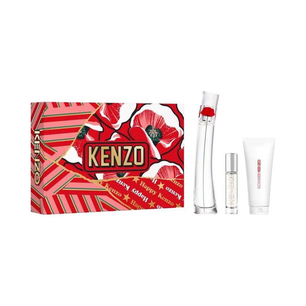 Kenzo Flower Eau De Parfum 50 ml + 10 ml + Body Lotion 75 ml Cofanetto 