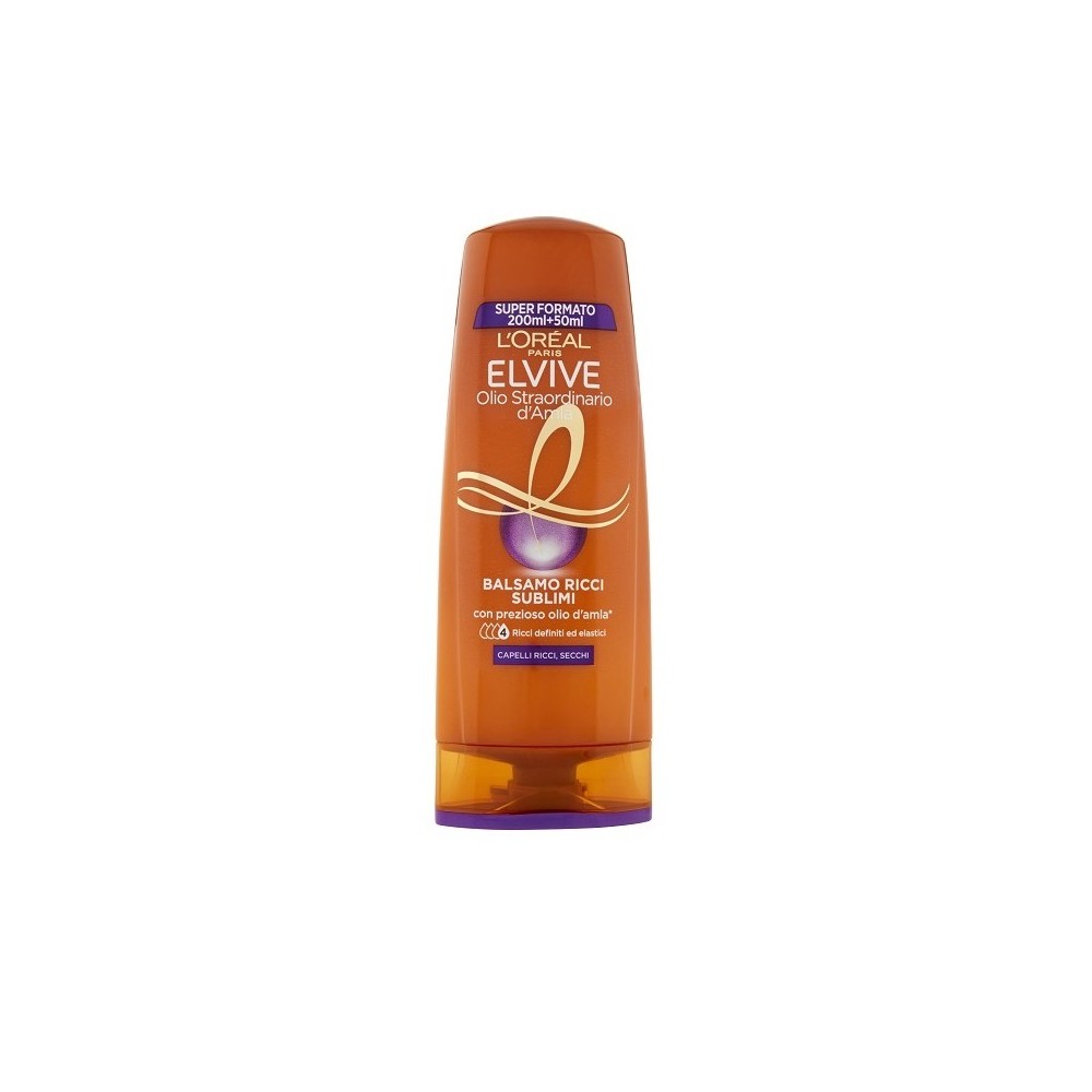 L'Oreal Paris Elvive Olio Straordinario Balsamo Ricci Sublimi 250 ml 