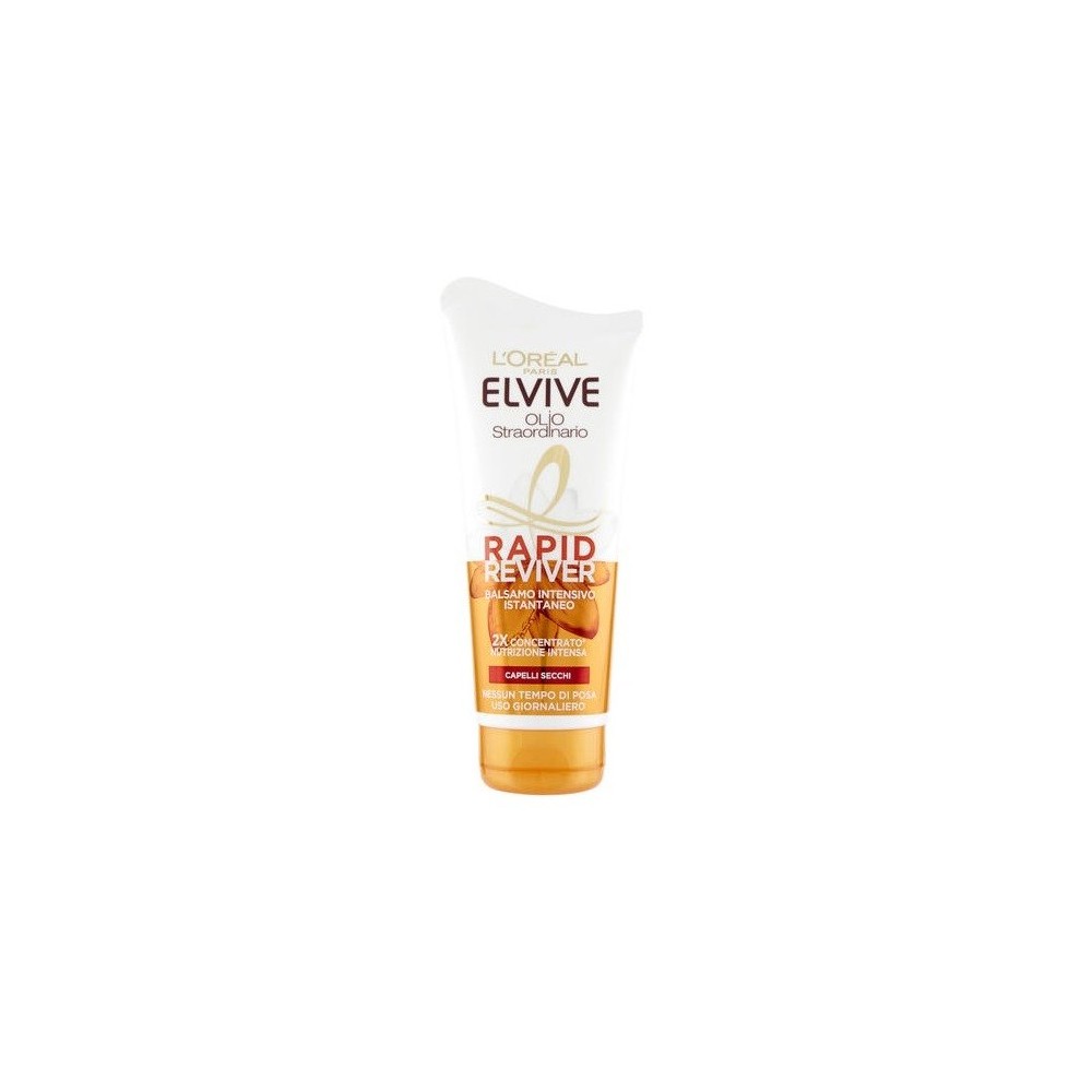 L'Oréal Paris Elvive Olio Straordinario Rapid Reviver Balsamo Intensivo Istantaneo Per Capelli Secchi 180 ml 