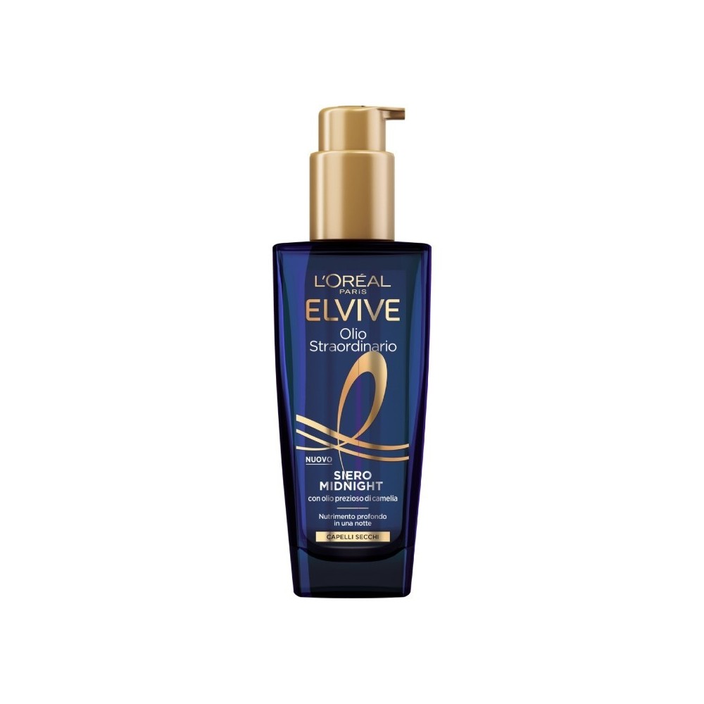 L'Oréal Paris Elvive Olio Straordinario Siero Midnight Per Capelli Secchi 100 ml 