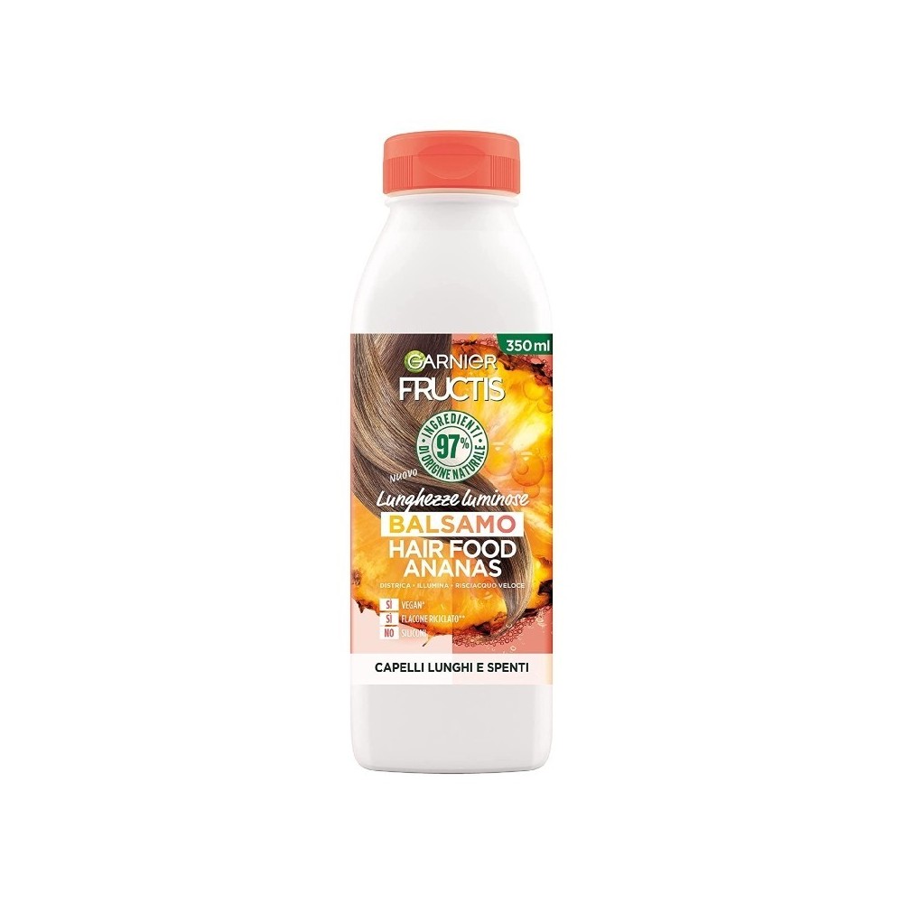 Garnier Fructis Hair Food Ananas Balsamo Lunghezze Luminose 350 ml 