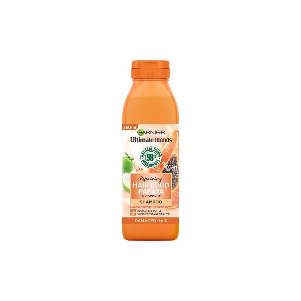 Garnier Fructis Hair Food Papaya Shampoo Riparatore 350 ml 