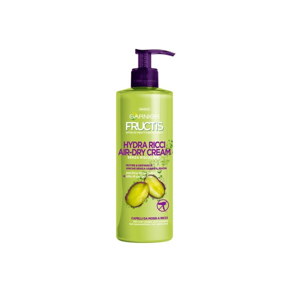 Garnier Fructis Hydra Ricci Air Dry Cream Trattamento Senza Risciacquo 400 ml 