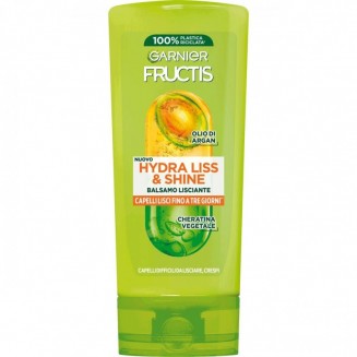 Garnier Fructis Hydra Liss & Shine Balsamo Lisciante Per Capelli Crespi 200 Ml
