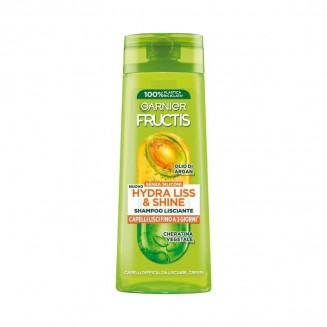 Garnier Fructis Hydra Liss & Shine Shampoo Lisciante Per Capelli Crespi 250 Ml