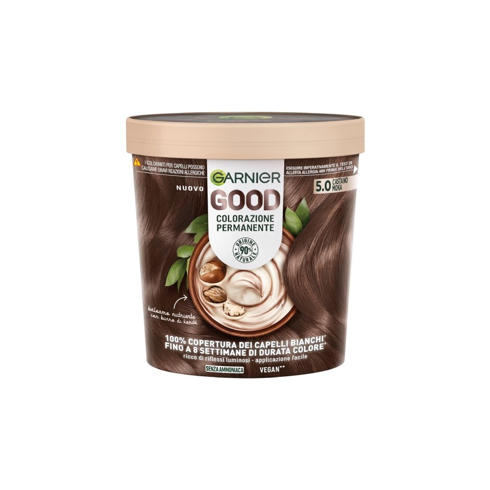 Garnier Good Colorazione Permanente Senza Ammoniaca - 5.0 Castano Moka 