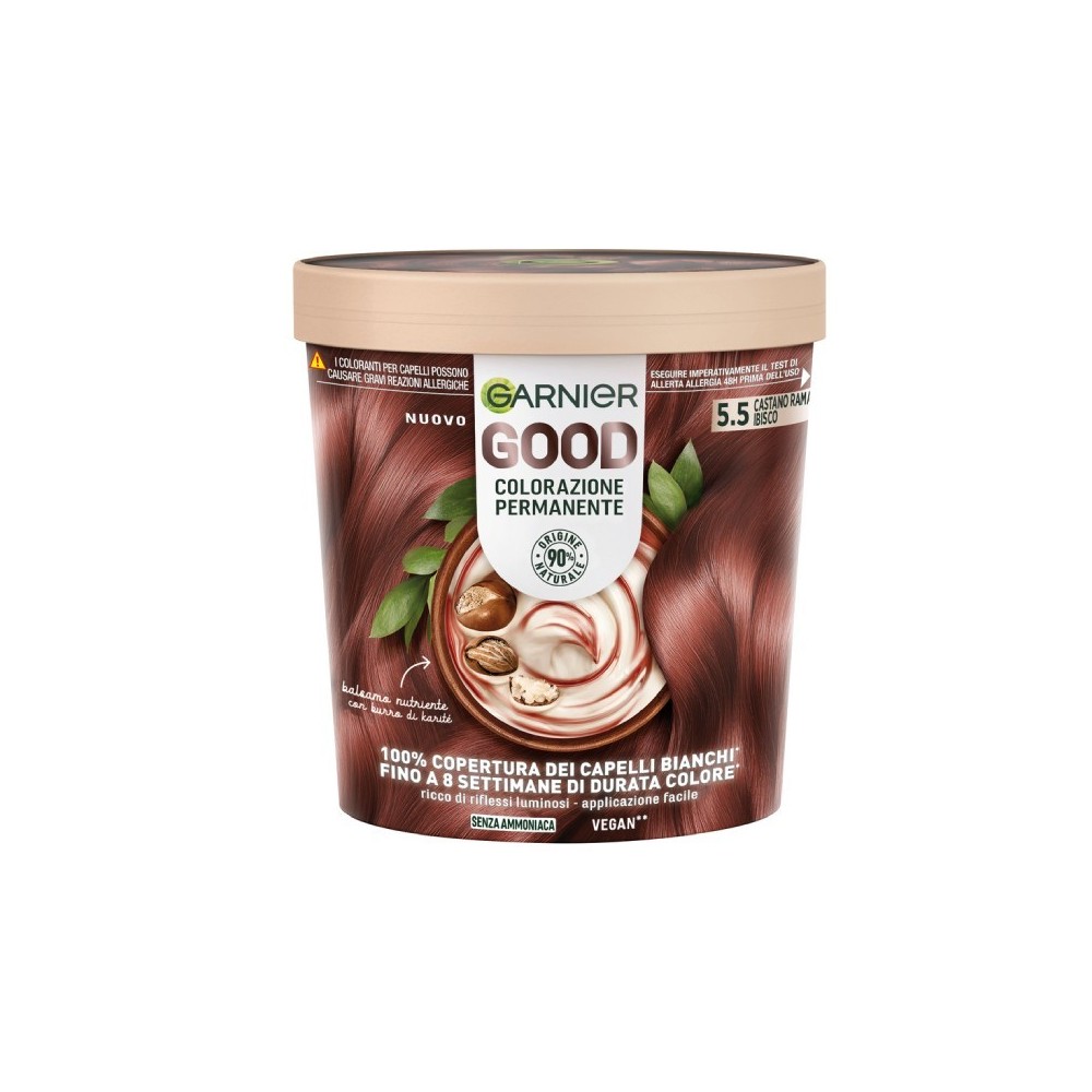 Garnier Good Colorazione Permanente Senza Ammoniaca - 5.5 Castano Ramato Ibisco 