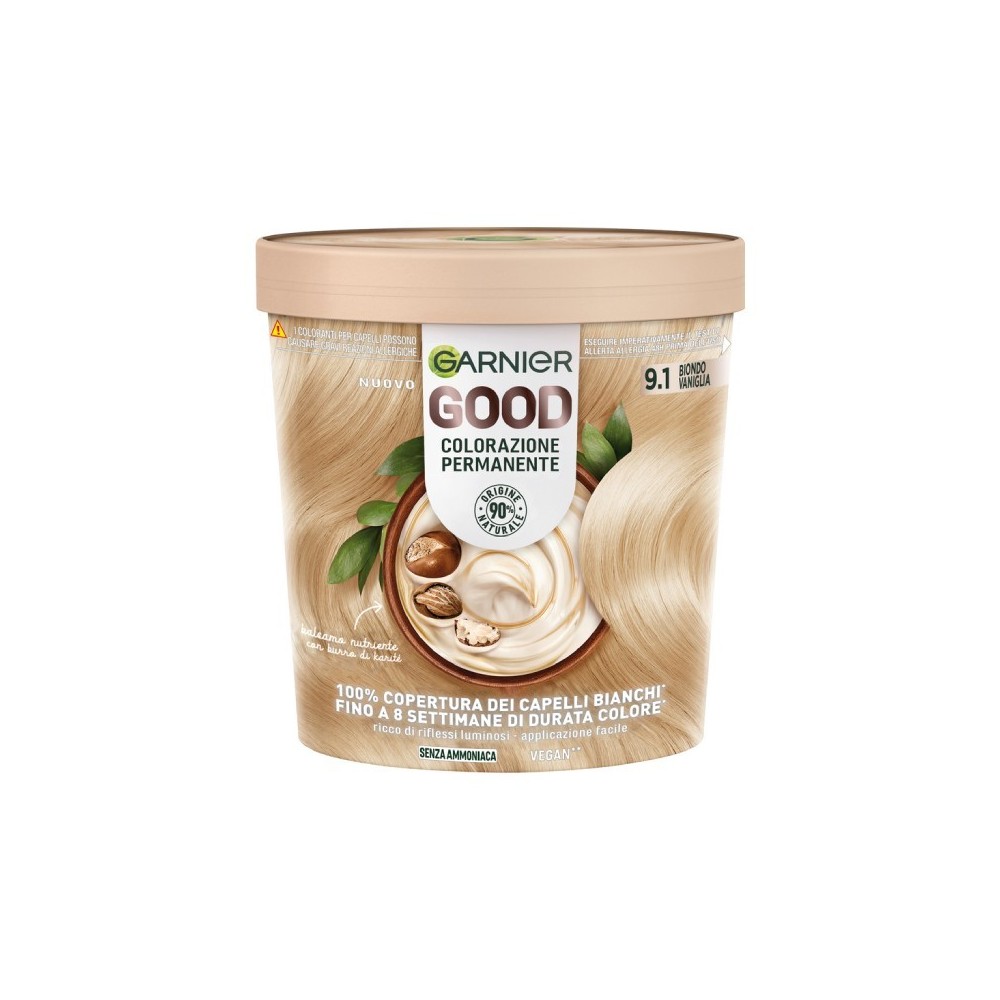 Garnier Good Colorazione Permanente Senza Ammoniaca - 9.1 Biondo Vaniglia 