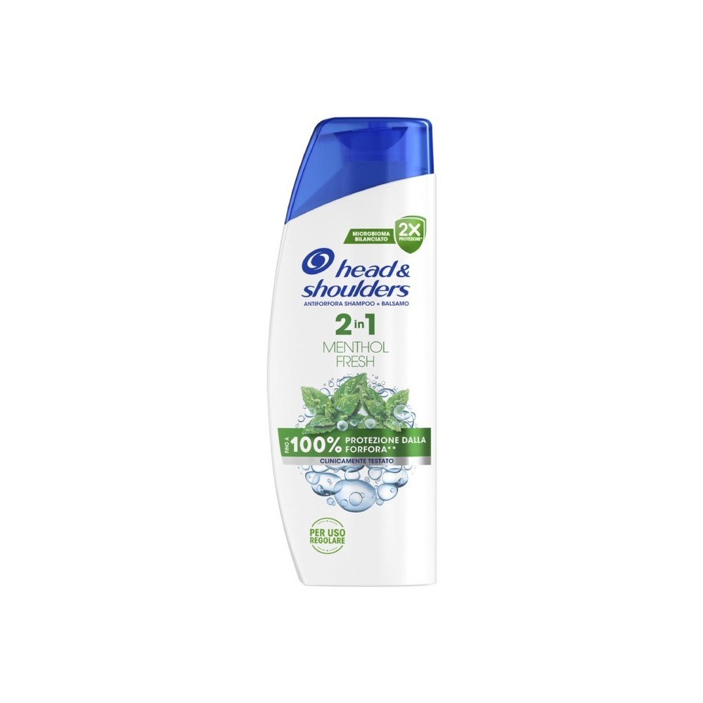 Head & Shoulders 2In1 Shampoo + Balsamo Antiforfora Menthol Fresh 250 ml 