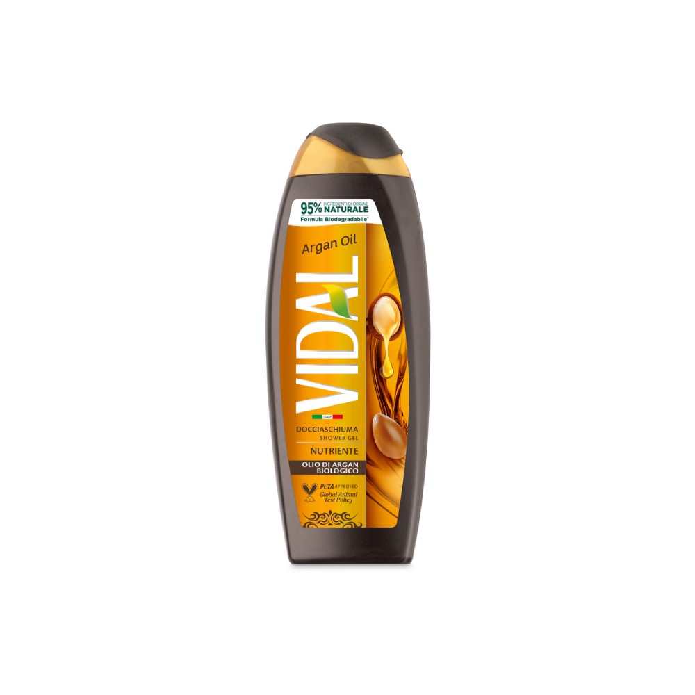 Vidal Argan Oil Bagnodoccia Nutriente Olio Di Argan Biologico 250 Ml 