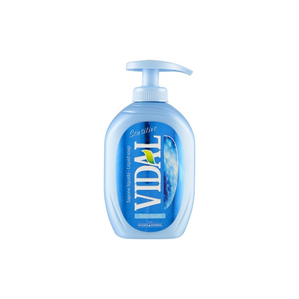 Vidal Sensitive Sapone Per Le Mani Con Talco Liquido 300 Ml 