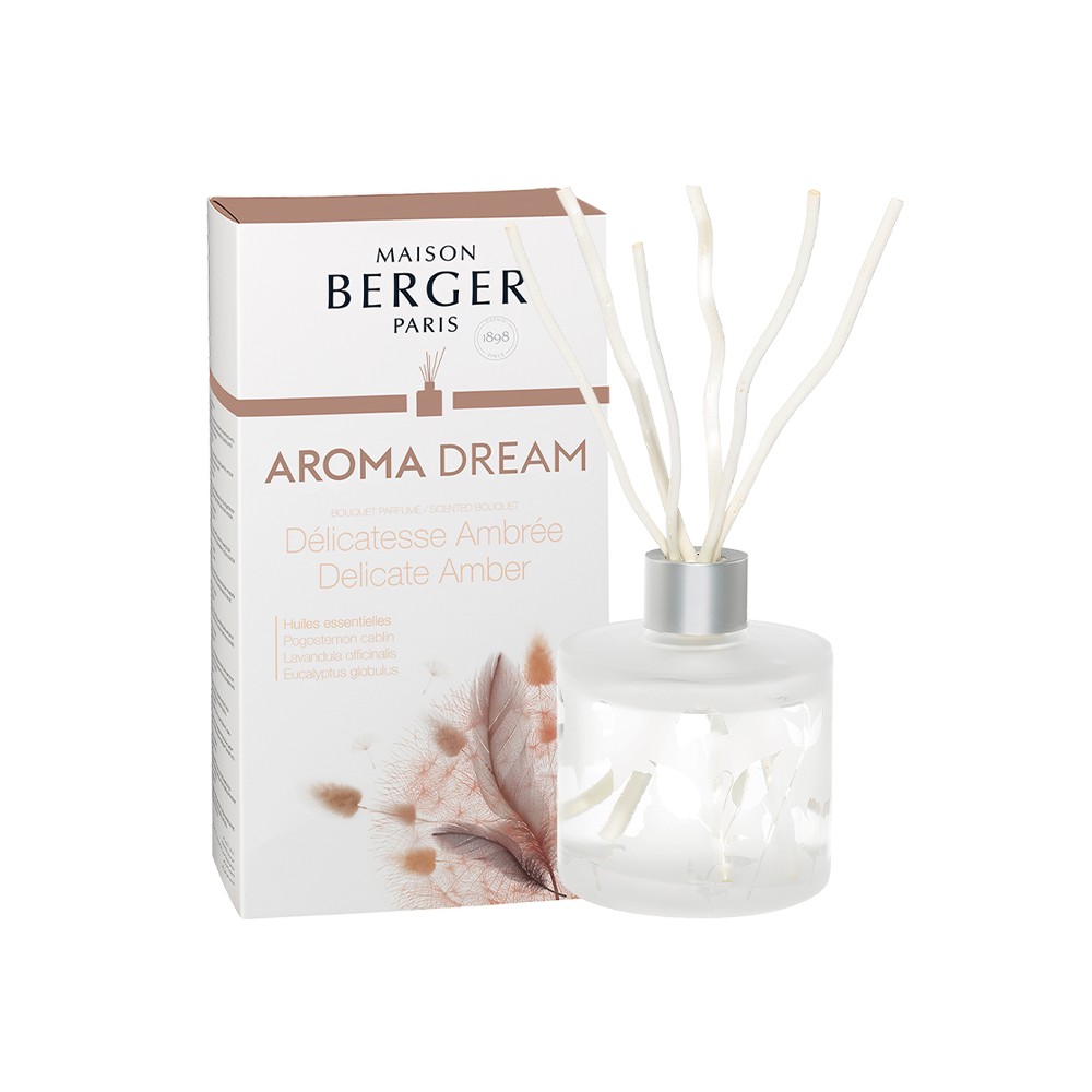Maison Berger Paris Aroma Dream Délicatesse Ambrée Diffusore Per Ambienti In Vetro Da 180 Ml 