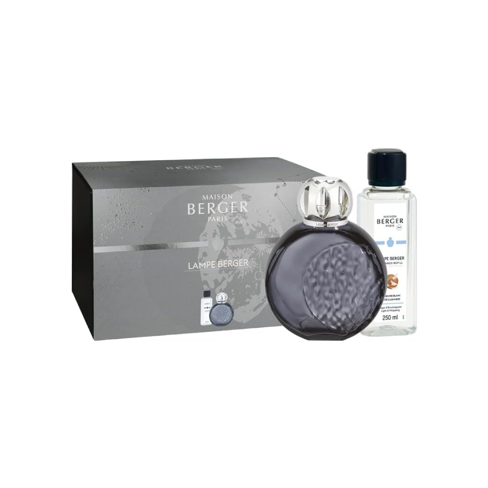 Maison Berger Paris Astral Grigio Cofanetto Lampe Berger + Fragranza Cachemire Blanc 250 Ml 