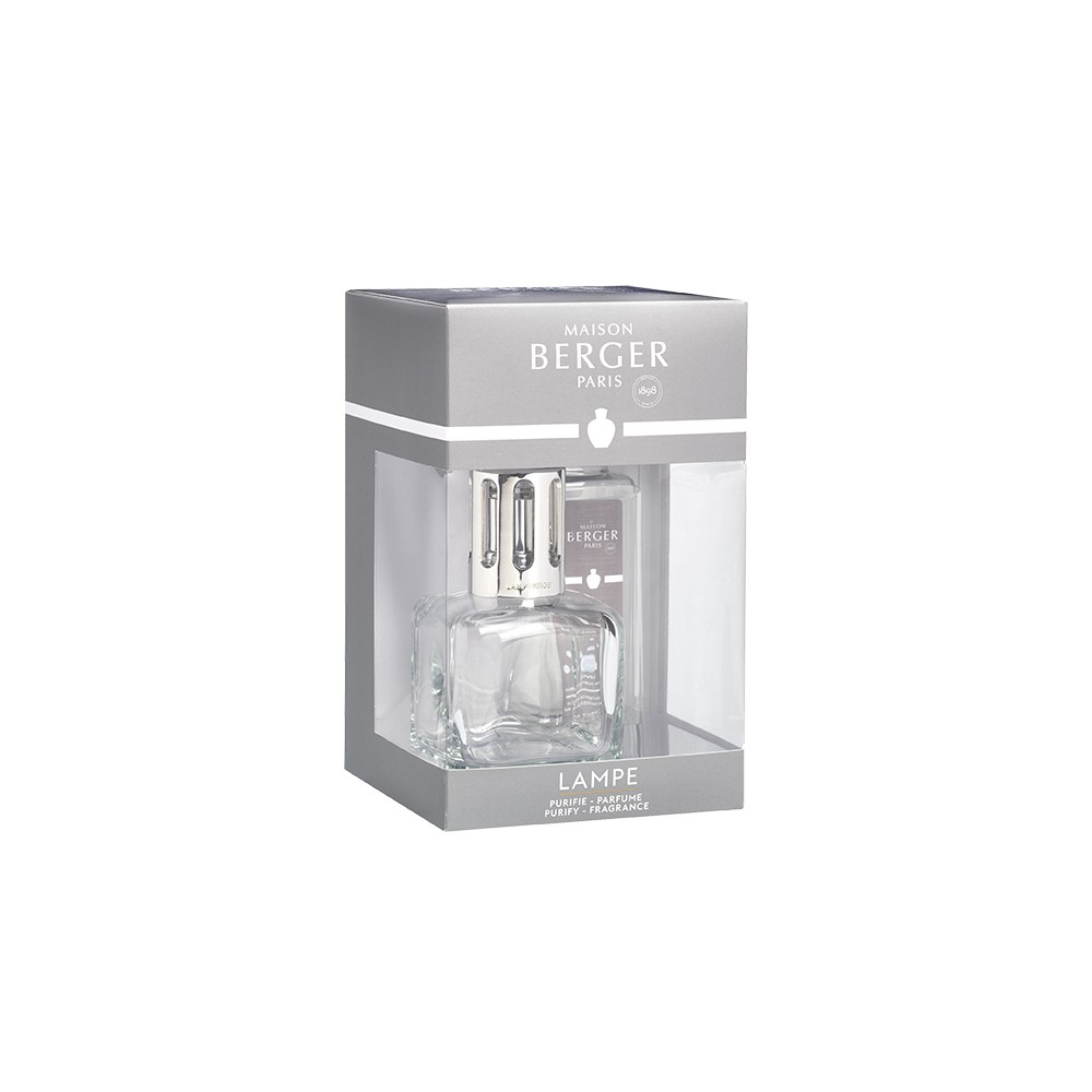 Maison Berger Paris Cofanetto Glacon Lampe Trasparente + Profumo Neutre Essentiel 250 Ml 