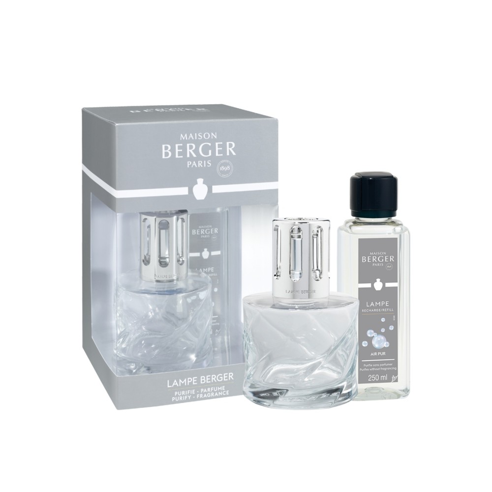 Maison Berger Paris Lampe Berger Cofanetto Spirale Trasparent + Ricarica 250 Ml 