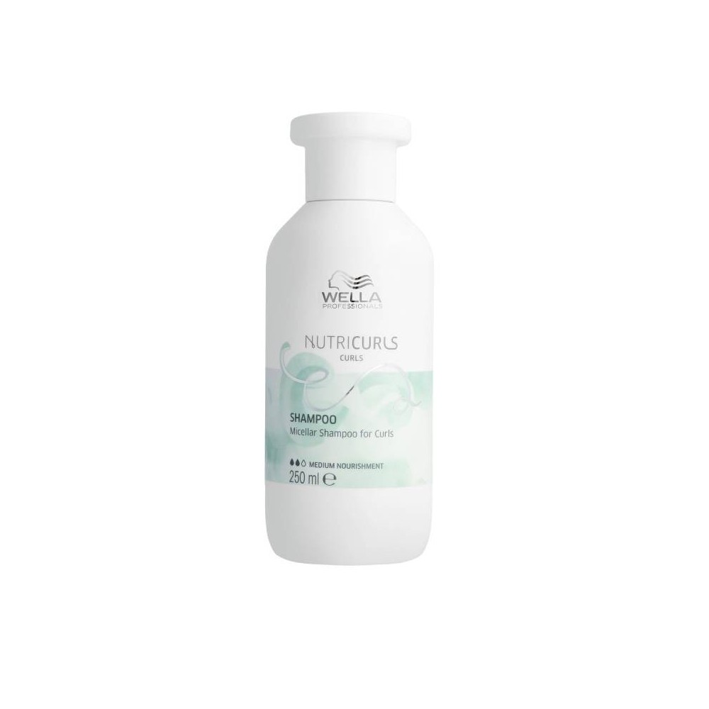 Wella Nutricurls Shampoo Micellare Per Capelli Ricci 250 ml 