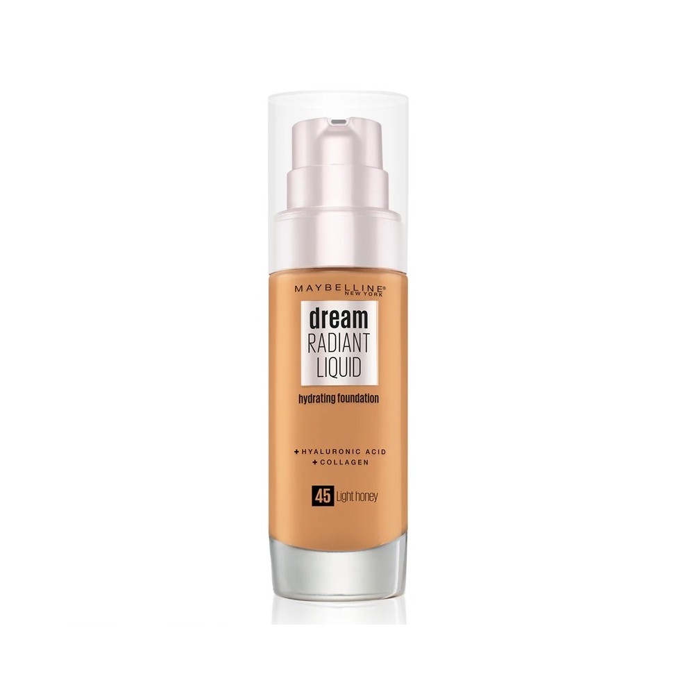 Maybelline Dream Radiant Liquid Fondotinta Idratante - 45 Light Honey 
