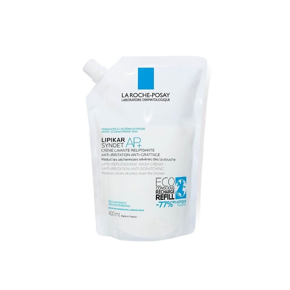 La Roche-Posay Lipikar Syndet AP+ Crema Detergente Ultra Delicata Anti-Prurito Ricarica 400 ml 