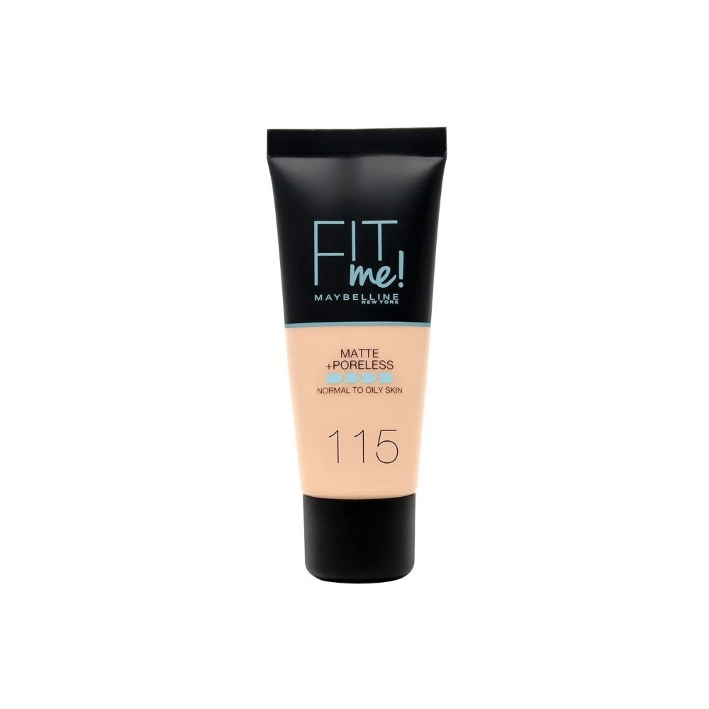 Maybelline Fit Me Matt + Poreless Fondotinta Liquido - 115 Ivory 
