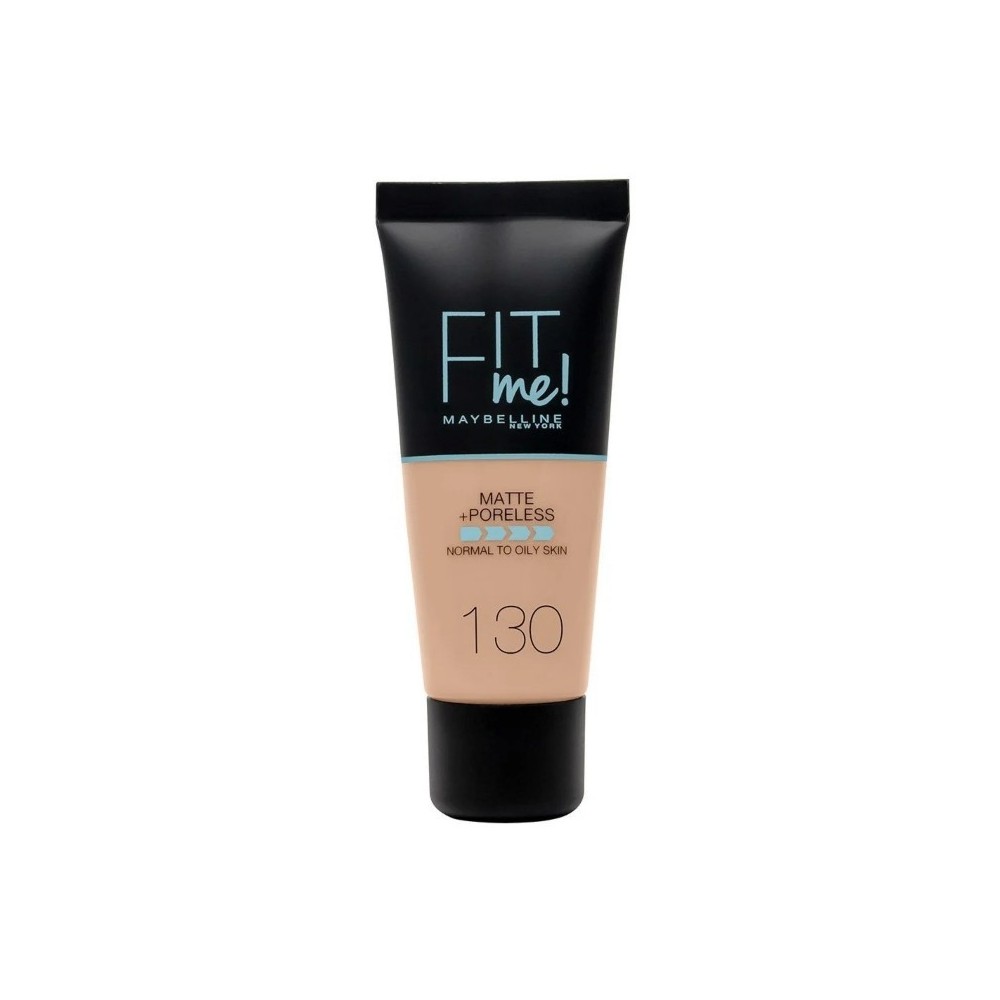 Maybelline Fit Me Matt + Poreless Fondotinta Liquido - 130 Buff Beige 