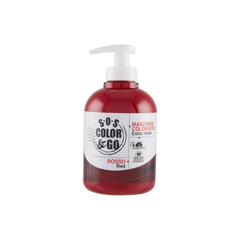 Alama S.O.S. Color&Go Maschera Colorante Rosso 300 ml 
