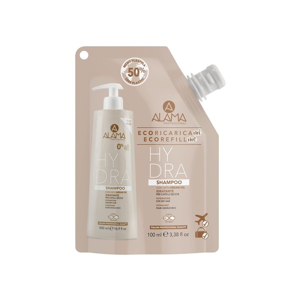 Alama Hydra Shampoo Idratante Per Capelli Secchi Ecoricarica 100 ml 