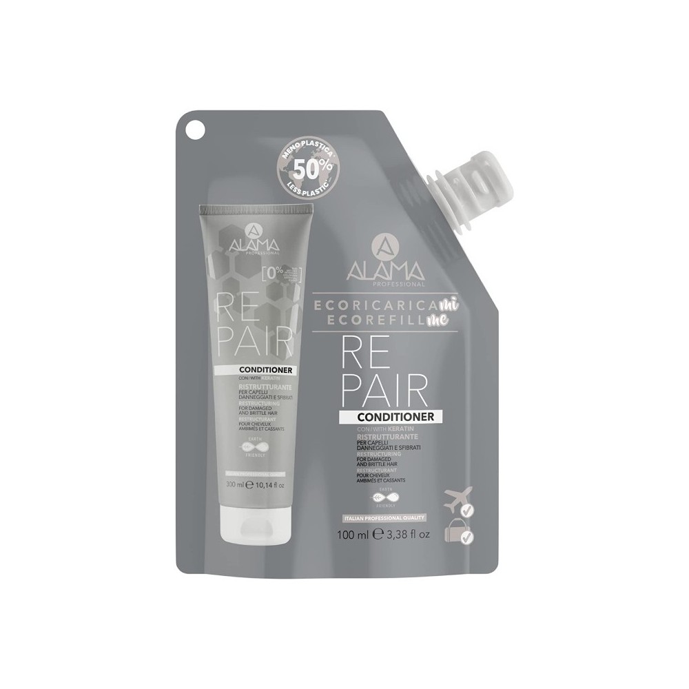 Alama Repair Balsamo Ristrutturante Per Capelli Danneggiati Ecoricarica 100 ml 