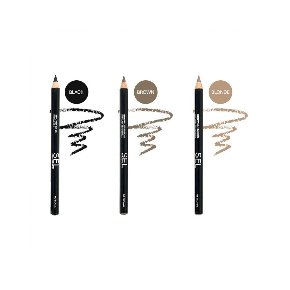SEL Set Di 3 Matite Per Occhi E Sopracciglia 