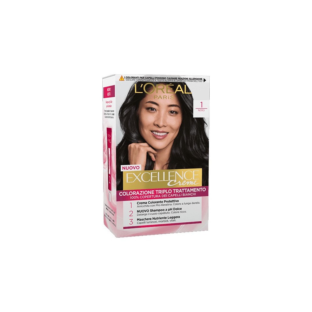 L'Oreal Paris Excellence Crema Colorante 1 Nero 