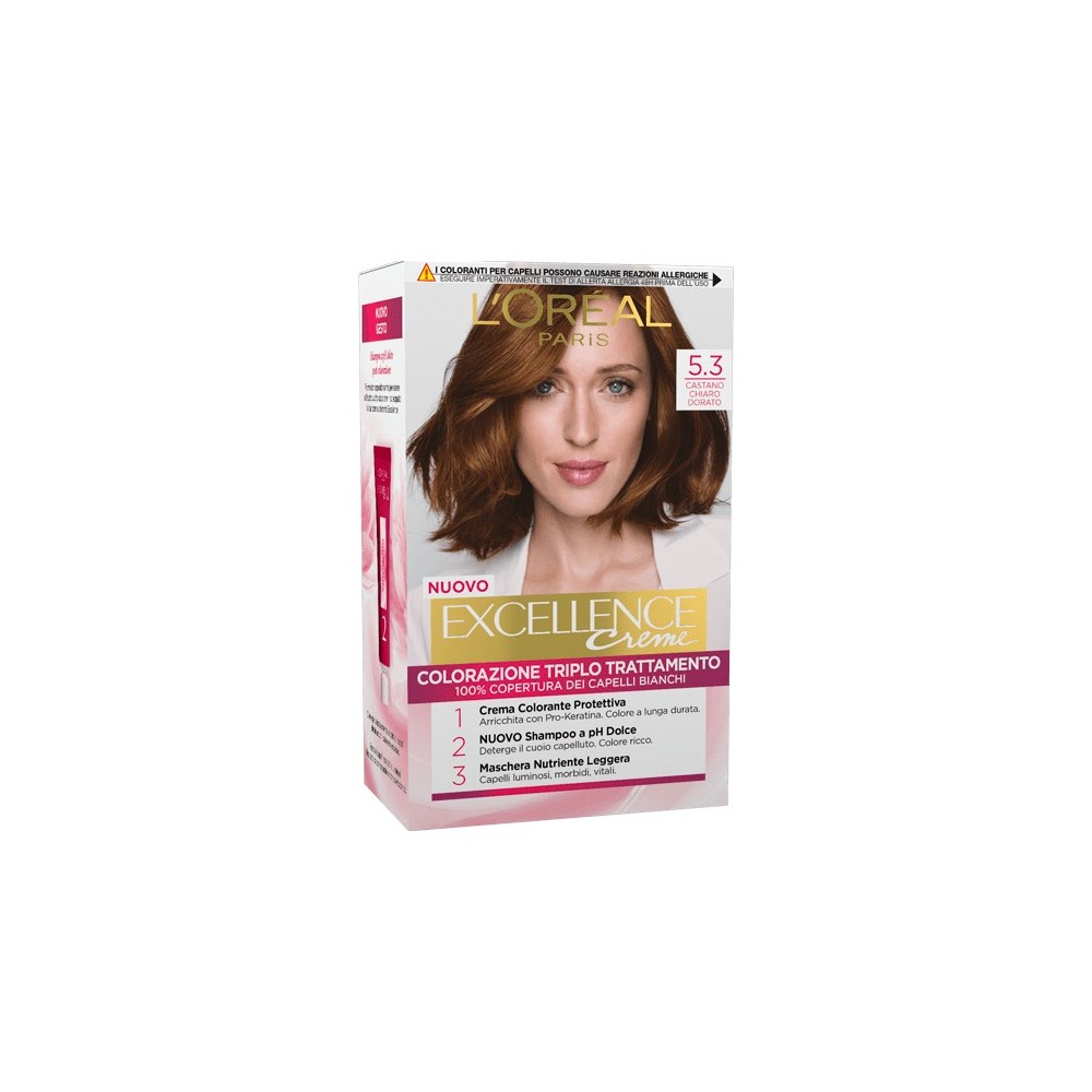L'Oreal Paris Excellence Crema Colorante - 5.3 Castano Chiaro Dorato 