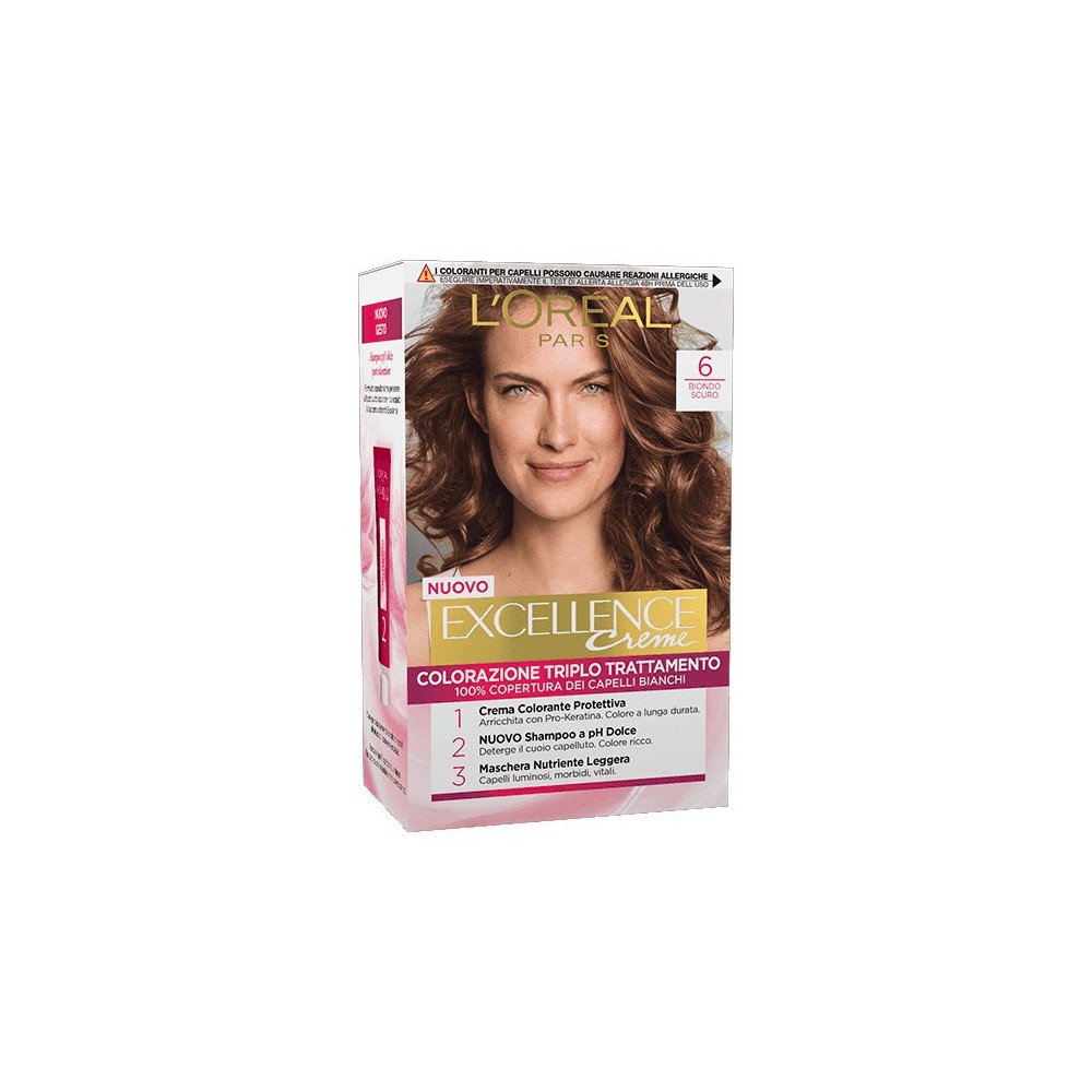 L'Oreal Paris Excellence Crema Colorante 6 Biondo Scuro 