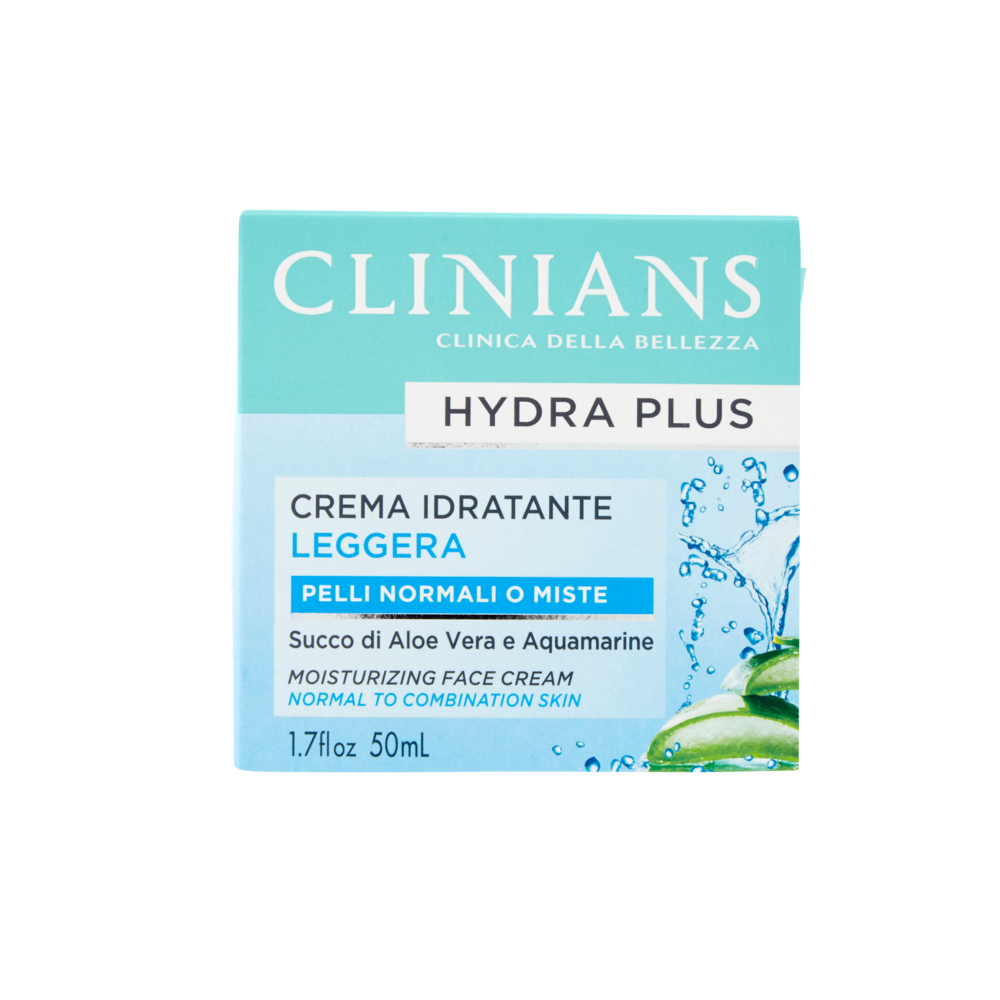 Clinians	Hydra Plus Crema Viso Idratante Leggera Pelli Normali E Miste 50 ml 