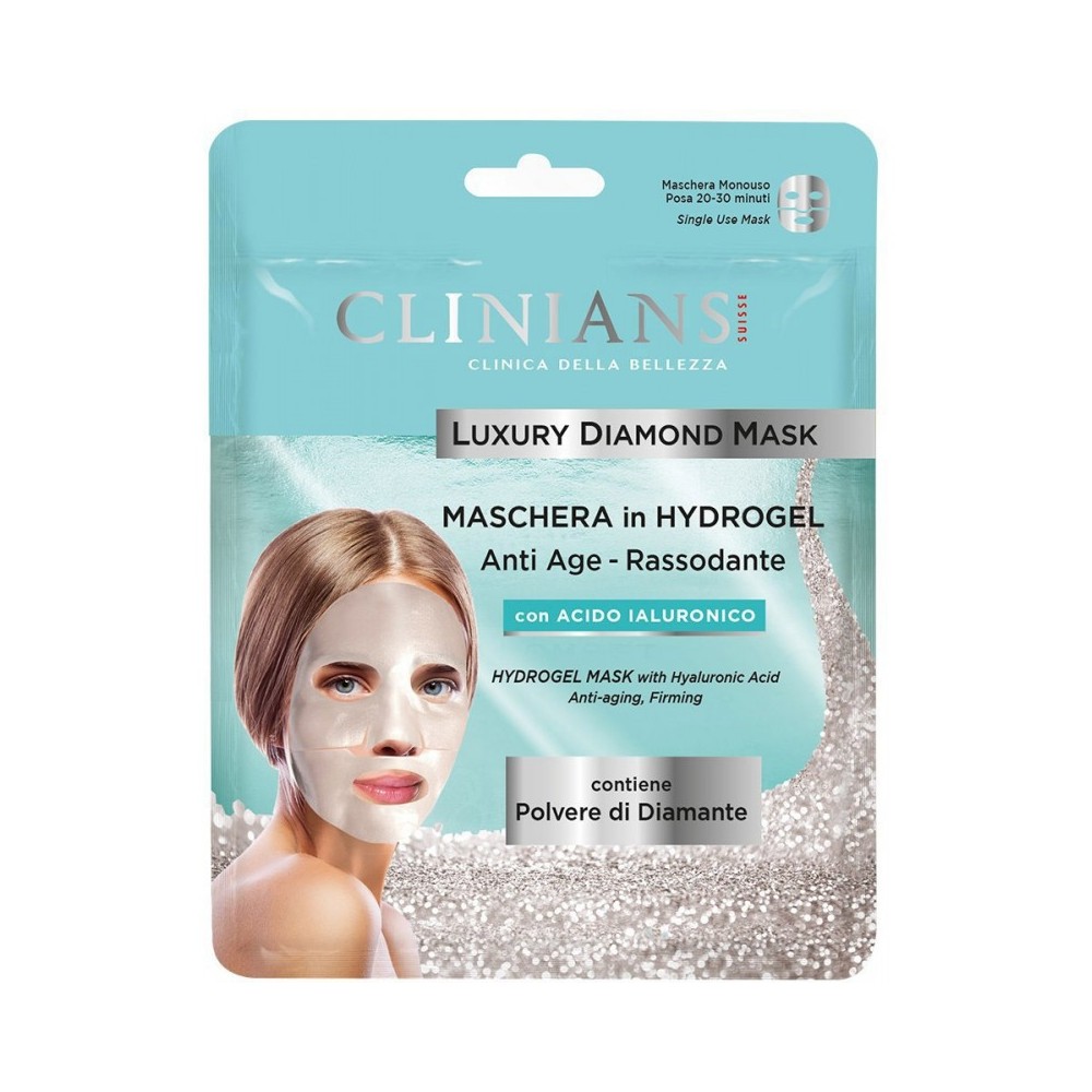 Clinians Luxury Diamond Mask Maschera Hydrogel Anti Age Rassodante 