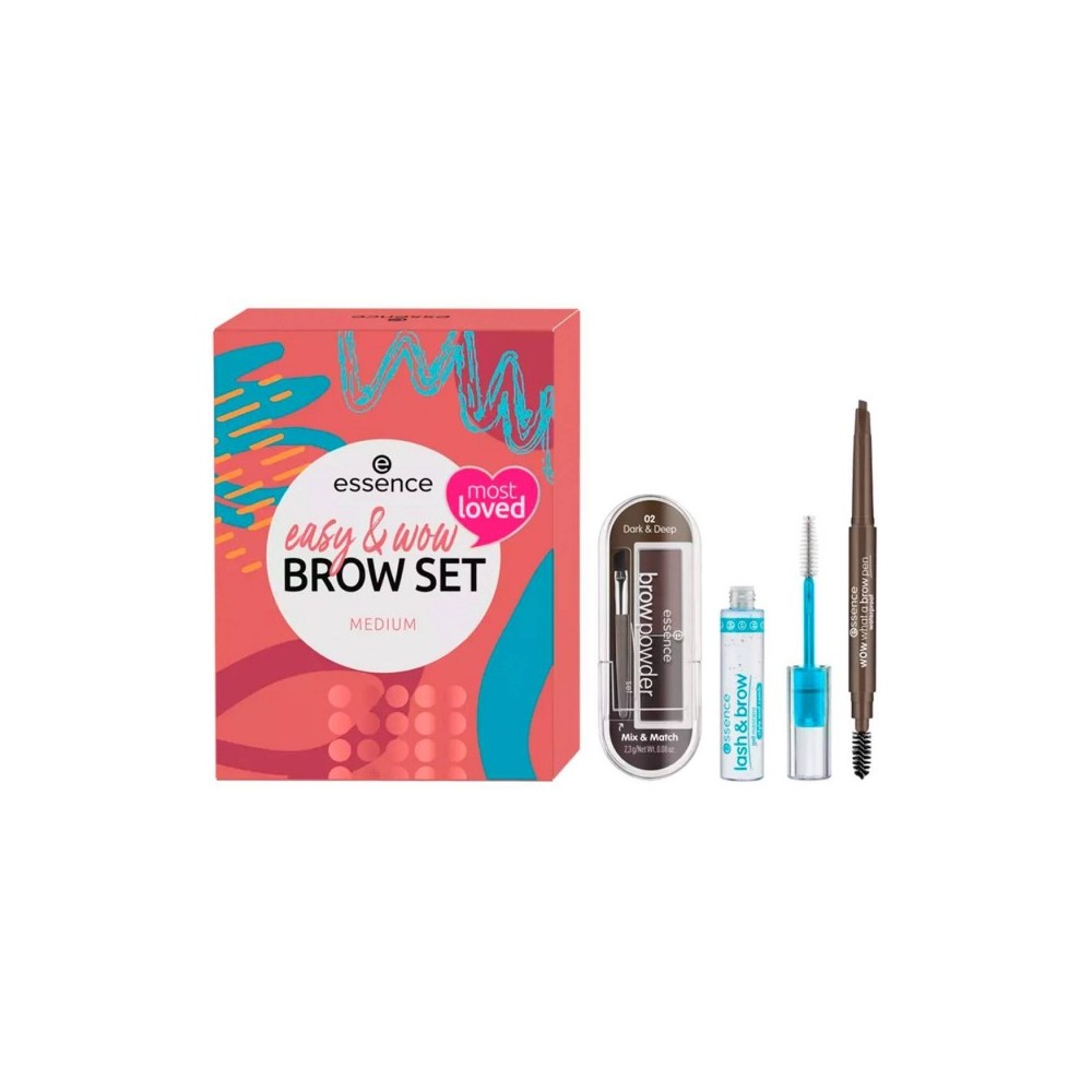 Essence Easy & Wow Brow Set Sopracciglia - Medium 