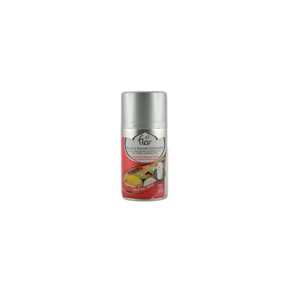 Air Flor Cocktail Fruit Ricarica Per Diffusore D'Essenza Deo Matic 250 Ml 