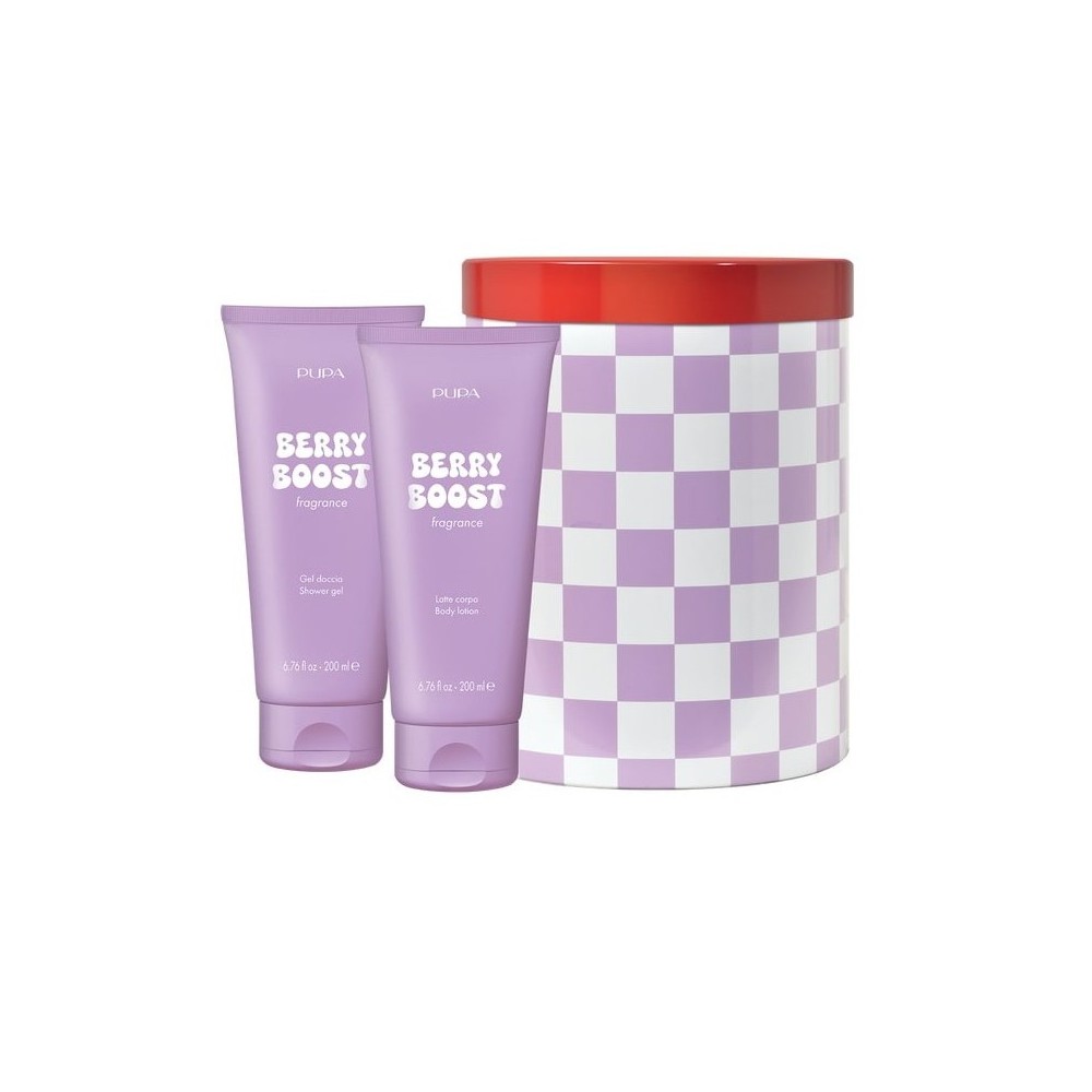Pupa Happy Box Berry Boost Gel Doccia + Latte Corpo Cofanetto 