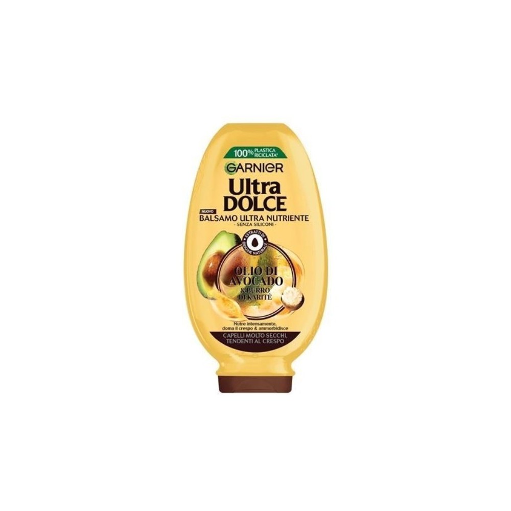 Garnier Ultra Dolce Balsamo Ultra Nutriente Olio Di Avocado E Burro Di Karité 200 ml 