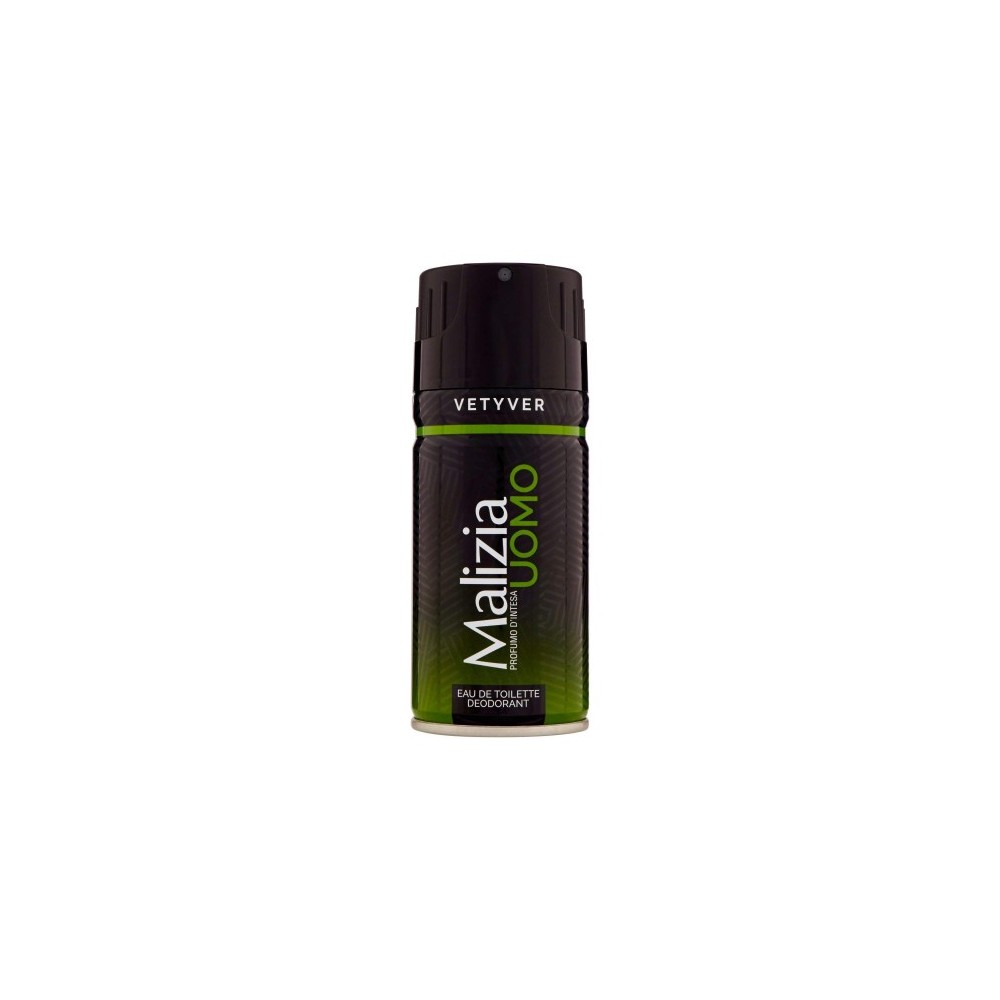 Malizia Deodorante Per Uomo Al Vetyver Spray Da 150 Ml 