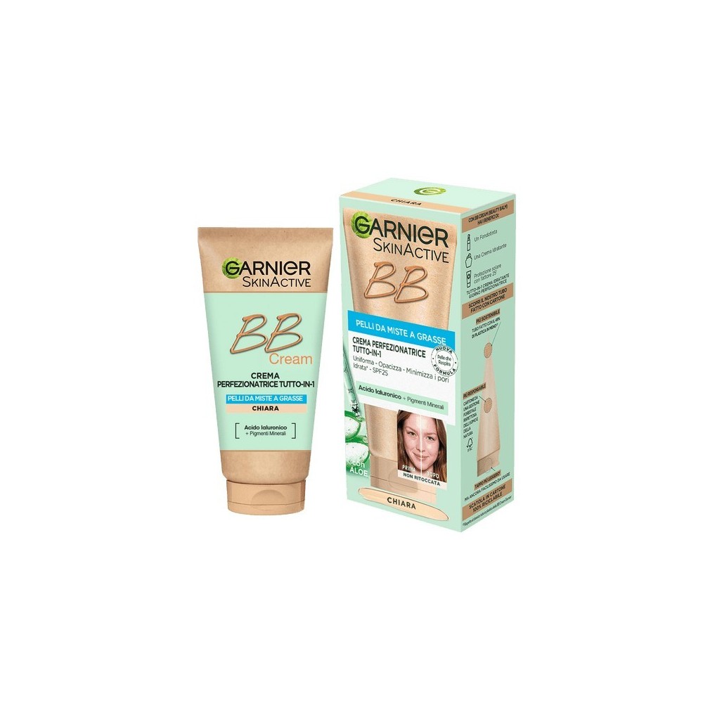 Garnier BB Cream Pelli Da Miste A Grasse Crema Idratante Perfezionatrice SPF25 - Chiara 