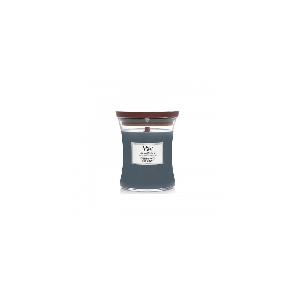 Woodwick Evening Onyx Candela Profumata Clessidra Media 275 G 