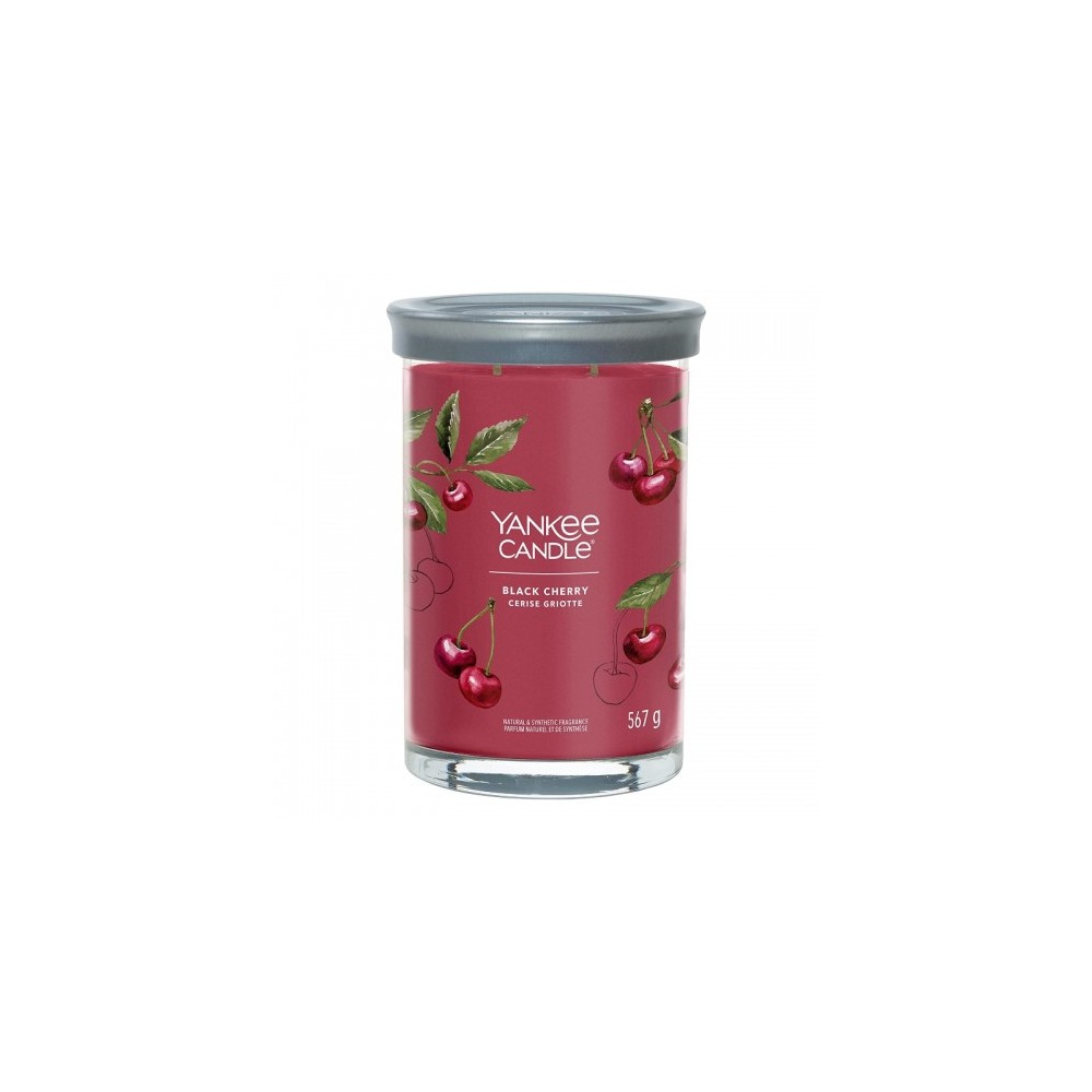 Yankee Candle Black Cherry Candela Profumata Tumbler Grande 567 G 