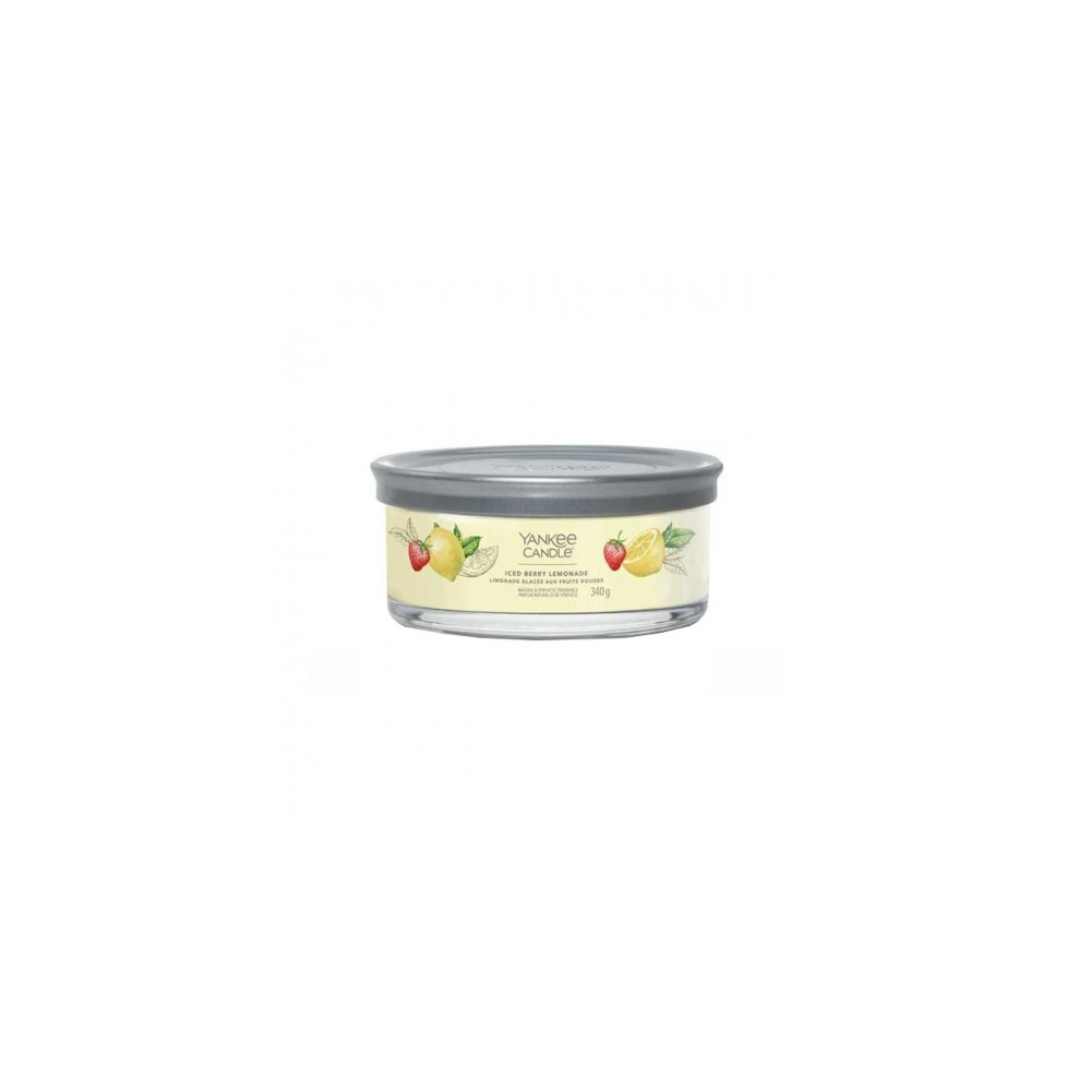 Yankee Candle Iced Berry Lemonade Candela Tumbler A 5 Stoppini Signature 340 G 