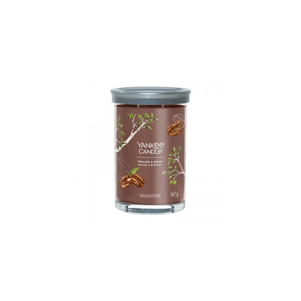 Yankee Candle Praline & Birch Candela Profumata Tumbler Grande 567 G 