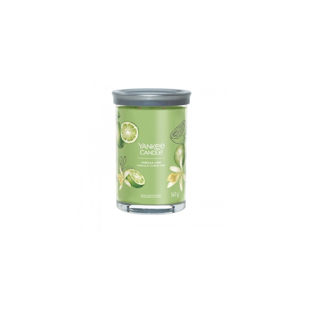 Yankee Candle Vanilla Lime Candela Signature Tumbler Profumata Grande 