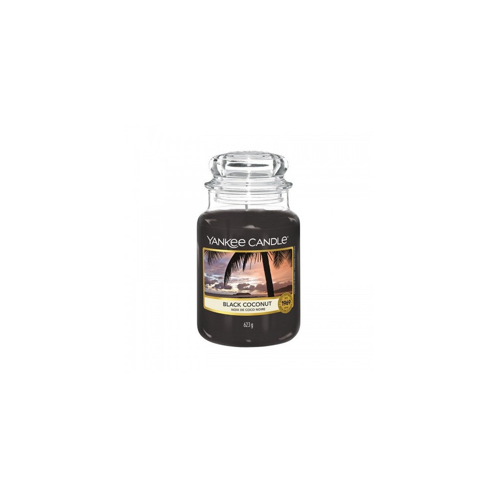 Yankee Candle Candela Profumata In Giara Grande Black Coconut 