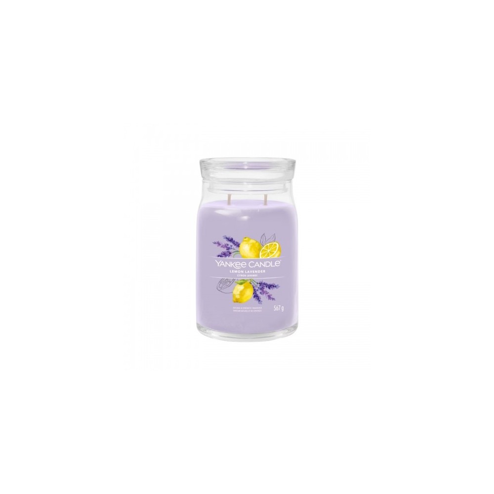 Yankee Candle Lemon Lavander Candela Profumata In Giara Grande 567 G 