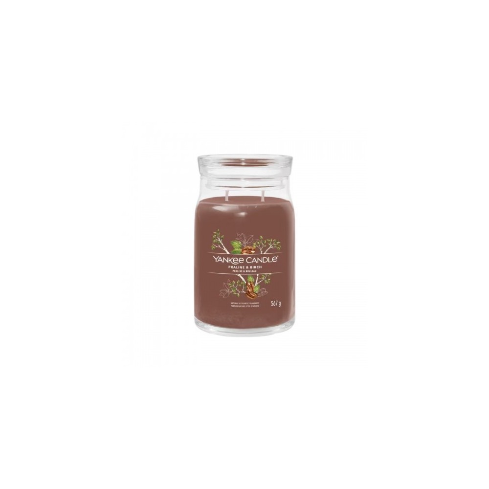 Yankee Candle Praline & Birch Candela Signature In Giara Grande 567 G 