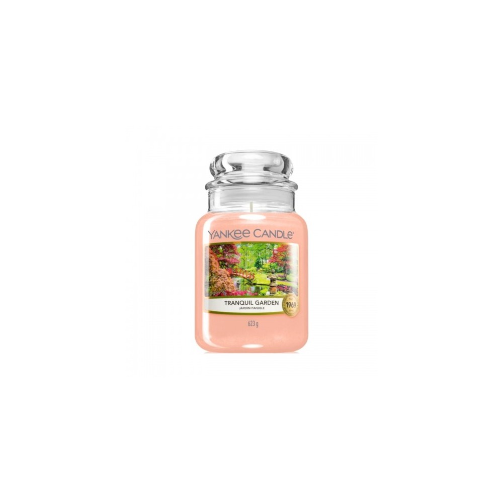 Yankee Candle Tranquil Garden Candela Profumata Giara Grande 623 G 