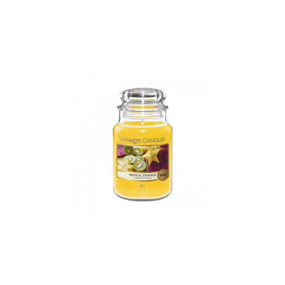 Yankee Candle Tropical Starfruit Candela Profumata In Giara Grande 623 G 